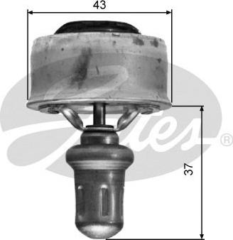 Gates TH01489 - Termostats, Dzesēšanas šķidrums onlydrive.pro