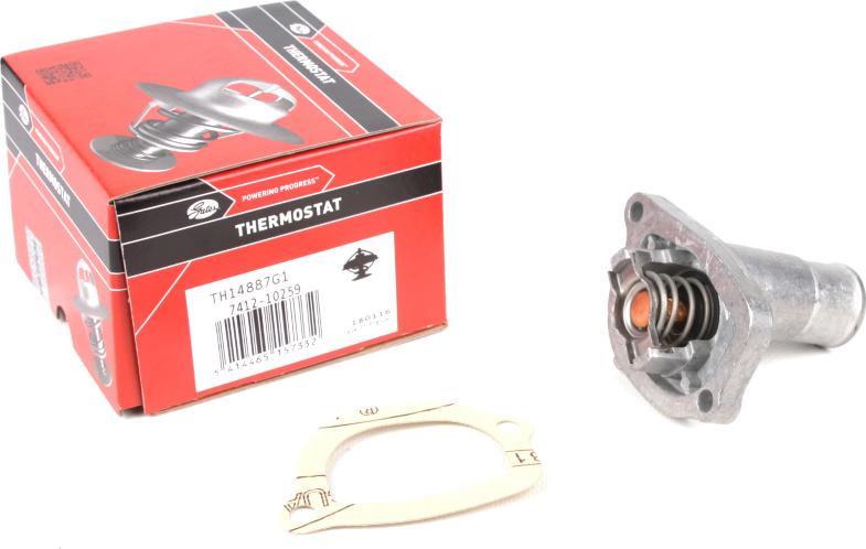 Gates TH14887G1 - Coolant thermostat / housing onlydrive.pro