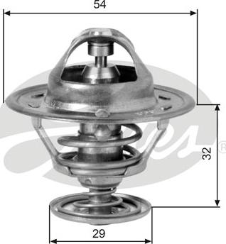 Gates TH10981G1 - Coolant thermostat / housing onlydrive.pro