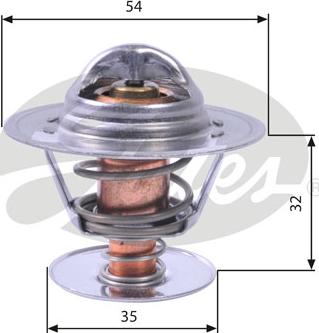 Gates TH11292G1 - Coolant thermostat / housing onlydrive.pro