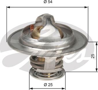 Gates TH13076G1 - Coolant thermostat / housing onlydrive.pro
