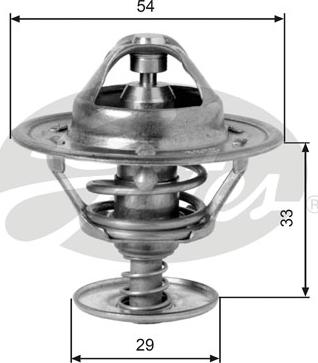 Gates TH12988G1 - Coolant thermostat / housing onlydrive.pro