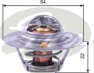 Gates TH12888G2 - Coolant thermostat / housing onlydrive.pro