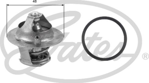 Gates TH39374G1 - Termostatas, aušinimo skystis onlydrive.pro