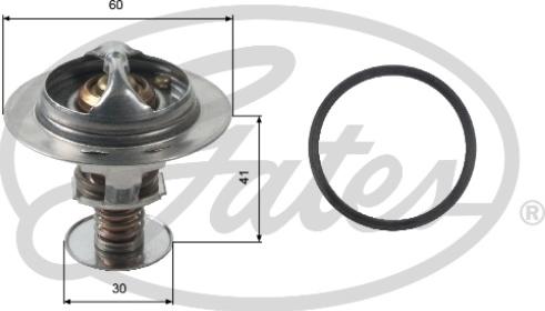 Gates TH34882G1 - Coolant thermostat / housing onlydrive.pro