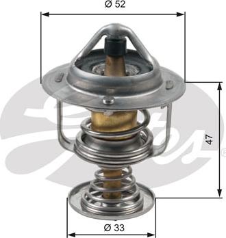 Gates TH30580G1 - Coolant thermostat / housing onlydrive.pro