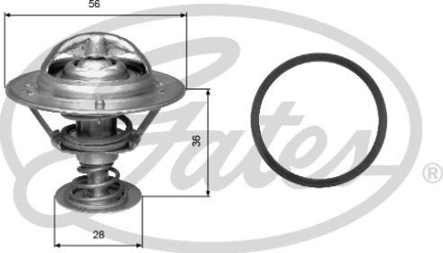 Gates TH31482G1 - Термостат охлаждающей жидкости / корпус onlydrive.pro