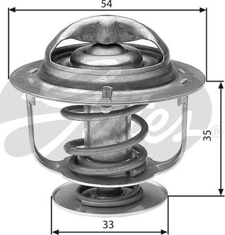 Gates TH29988G1 - Coolant thermostat / housing onlydrive.pro