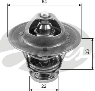 Gates TH22285G1 - Coolant thermostat / housing onlydrive.pro