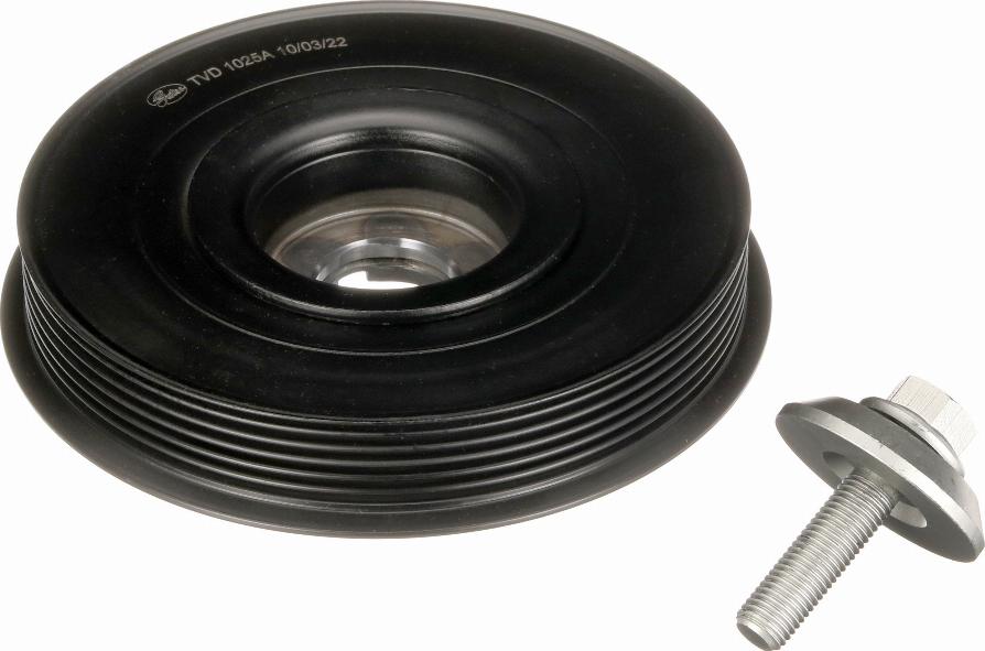 Gates TVD1025A - Belt Pulley, crankshaft onlydrive.pro