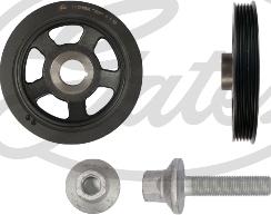 Gates TVD1132A - Belt Pulley, crankshaft onlydrive.pro