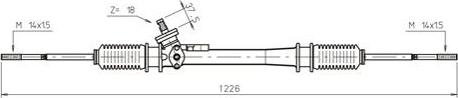 General Ricambi WW4037 - Рулевой механизм, рейка onlydrive.pro