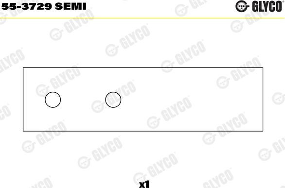 Glyco 55-3729 SEMI - Втулка подшипника, шатун onlydrive.pro