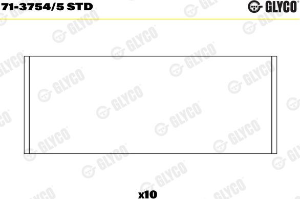 Glyco 71-3754/5 STD - Шатунный подшипник onlydrive.pro