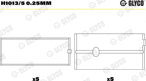 Glyco H1013/5 0.25mm - Runkolaakeri onlydrive.pro