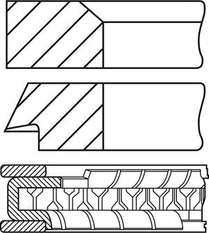 Goetze Engine 08-446000-00 - Piston Ring Kit onlydrive.pro