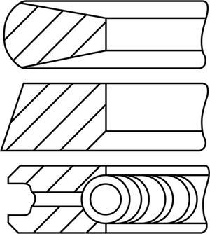 Goetze Engine 08-443400-00 - Комплект поршневых колец onlydrive.pro