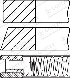 Goetze Engine 08-447800-00 - Piston Ring Kit onlydrive.pro