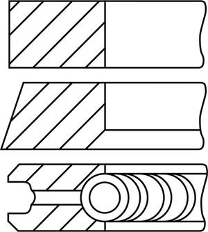 Goetze Engine 08-433100-00 - Virzuļa gredzenu komplekts onlydrive.pro