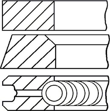 Goetze Engine 08-743600-00 - Piston Ring Kit onlydrive.pro