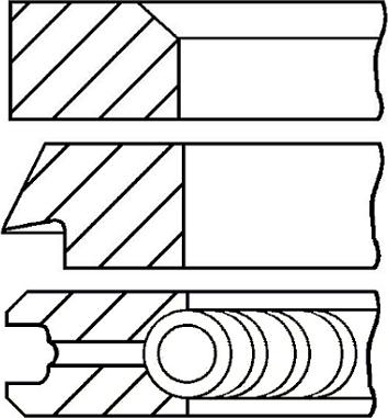 Goetze Engine 08-427700-00 - Piston Ring Kit onlydrive.pro