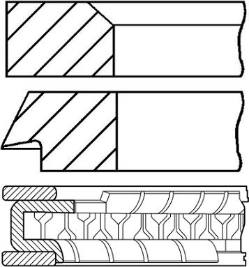 Goetze Engine 08-110300-00 - Piston Ring Kit onlydrive.pro