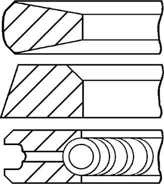 Goetze Engine 08-105500-00 - Kolvirõngakomplekt onlydrive.pro