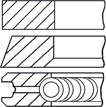 Goetze Engine 08-114900-00 - Комплект поршневых колец onlydrive.pro