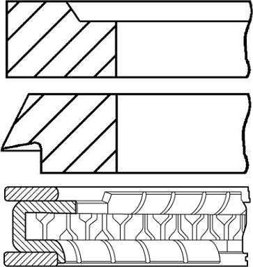 Goetze Engine 08-963300-00 - Комплект поршневых колец onlydrive.pro