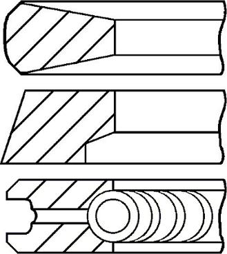 Goetze Engine 08-854700-00 - Kolvirõngakomplekt onlydrive.pro