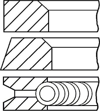 Goetze Engine 08-110200-00 - Piston Ring Kit onlydrive.pro