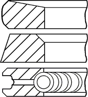 Goetze Engine 08-113500-00 - Kolvirõngakomplekt onlydrive.pro