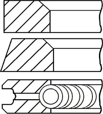 Goetze Engine 08-405200-00 - Комплект поршневых колец onlydrive.pro