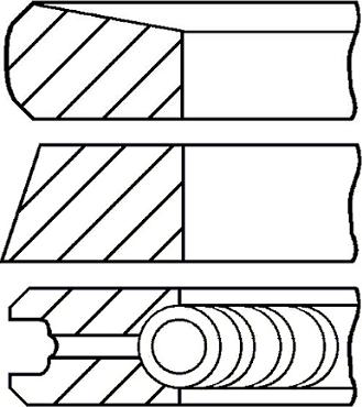 Goetze Engine 08-373807-00 - Piston Ring Kit onlydrive.pro