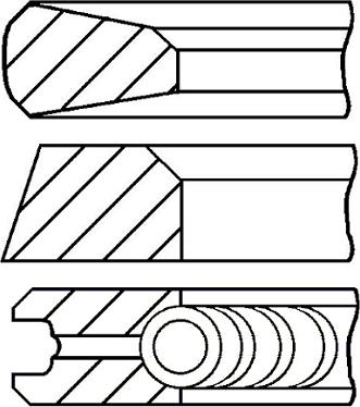 Goetze Engine 08-784821-00 - Virzuļa gredzenu komplekts onlydrive.pro