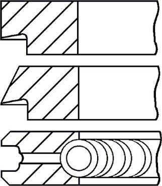 Goetze Engine 08-124700-00 - Piston Ring Kit onlydrive.pro