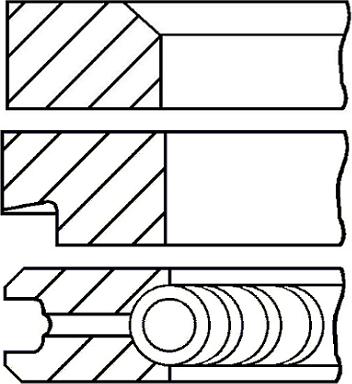 Goetze Engine 08-438500-00 - Piston Ring Kit onlydrive.pro