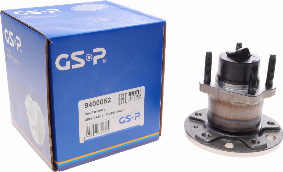 GSP 9400052 - Комплект подшипника, ступицы колеса onlydrive.pro