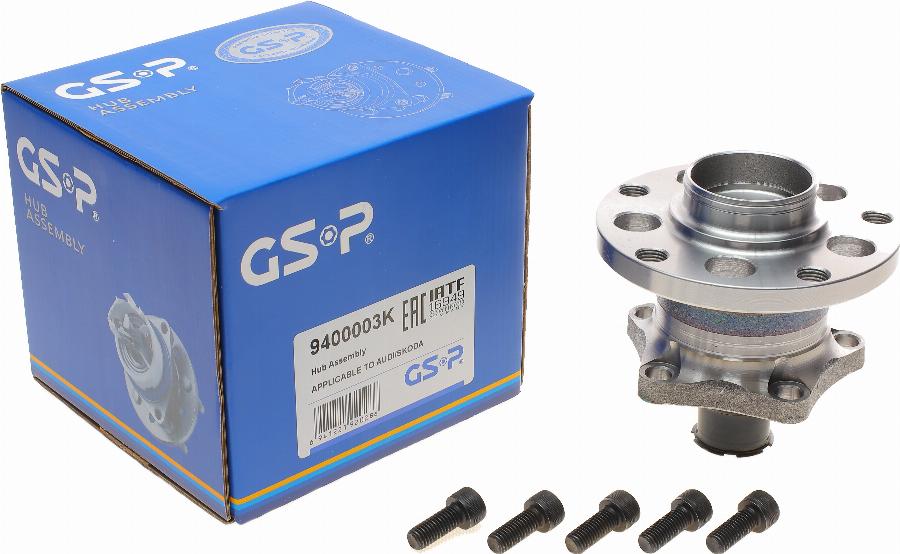 GSP 9400003K - Bearing Kit, wheel hub onlydrive.pro