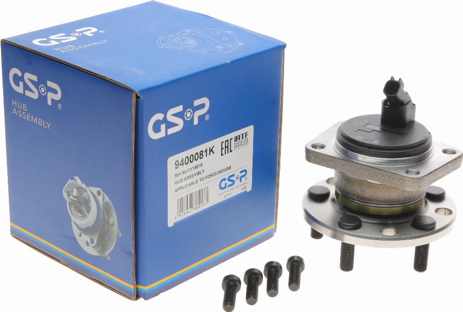 GSP 9400081K - Bearing Kit, wheel hub onlydrive.pro