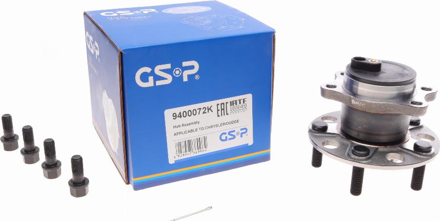 GSP 9400072K - Wheel Hub onlydrive.pro