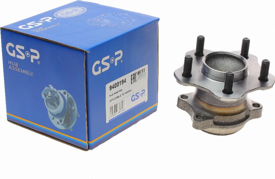 GSP 9400194 - Bearing Kit, wheel hub onlydrive.pro