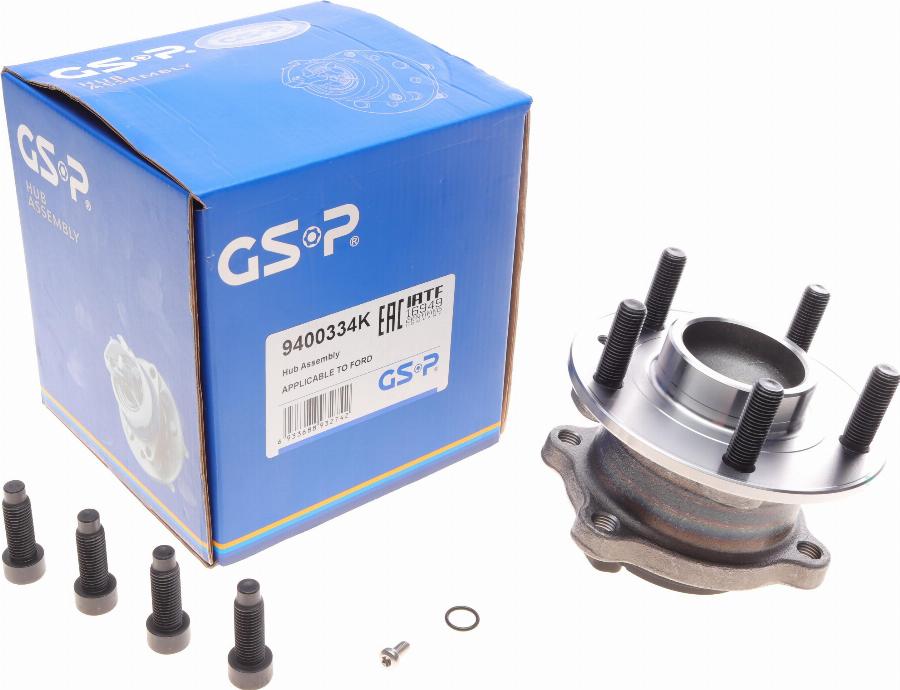 GSP 9400334K - Комплект подшипника, ступицы колеса onlydrive.pro