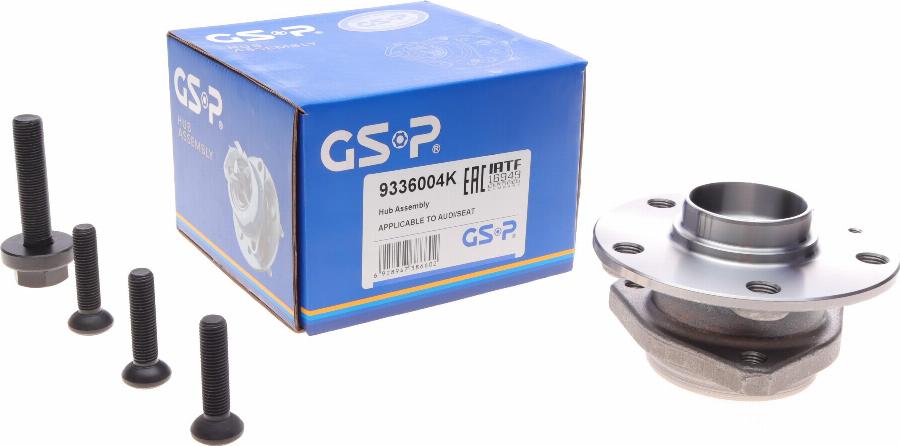 GSP 9336004K - Комплект подшипника, ступицы колеса onlydrive.pro