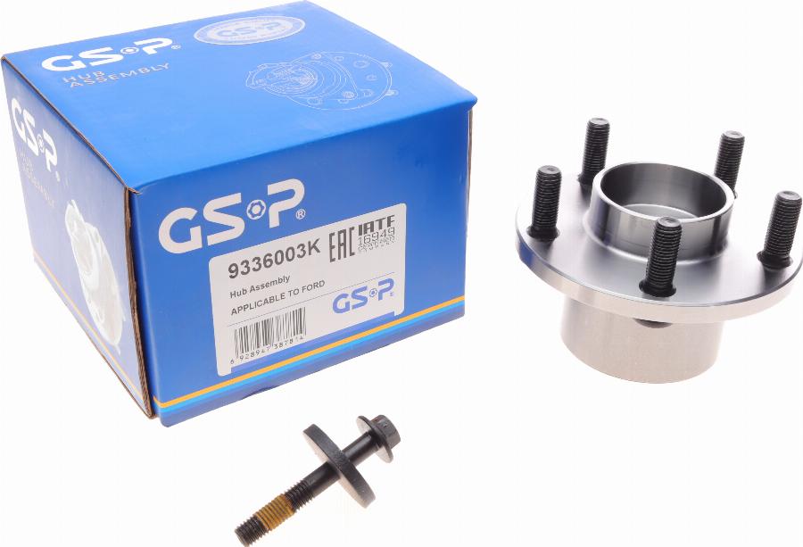 GSP 9336003K - Комплект подшипника, ступицы колеса onlydrive.pro