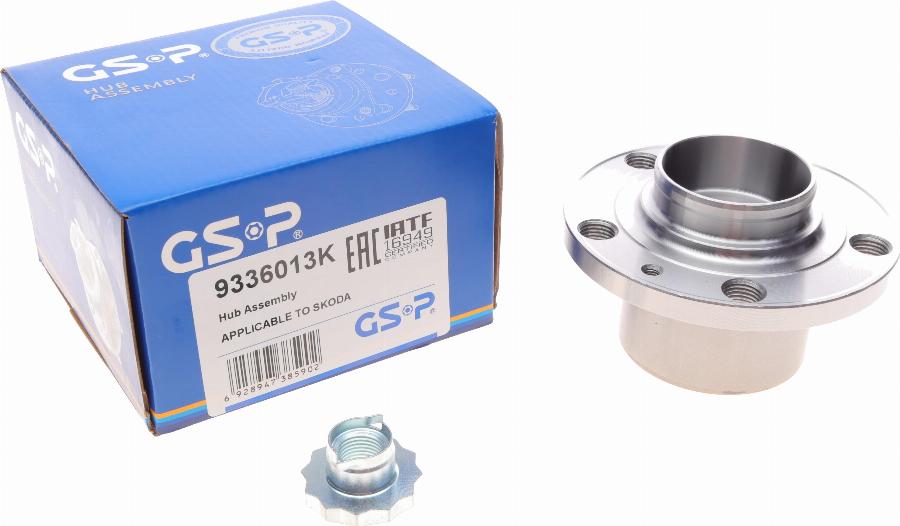 GSP 9336013K - Bearing Kit, wheel hub onlydrive.pro