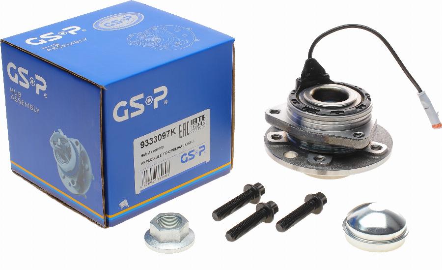 GSP 9333097K - Bearing Kit, wheel hub onlydrive.pro