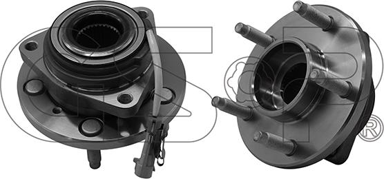 GSP 9333133 - Bearing Kit, wheel hub onlydrive.pro