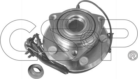 GSP 9332008K - Bearing Kit, wheel hub onlydrive.pro