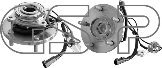 GSP 9332002 - Bearing Kit, wheel hub onlydrive.pro